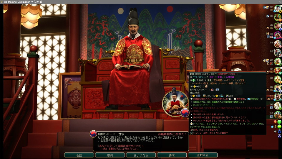 朝鮮から非難声明をくらう