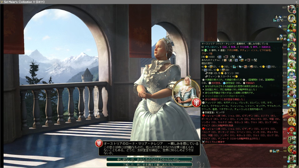 オーストリアの友好宣言を断る