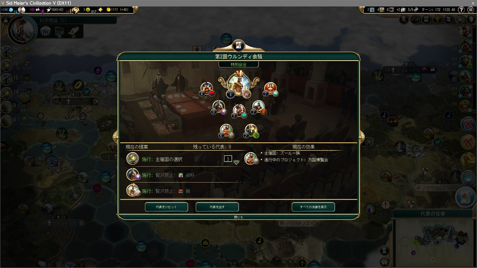 イロコイに票を入れて主催国に