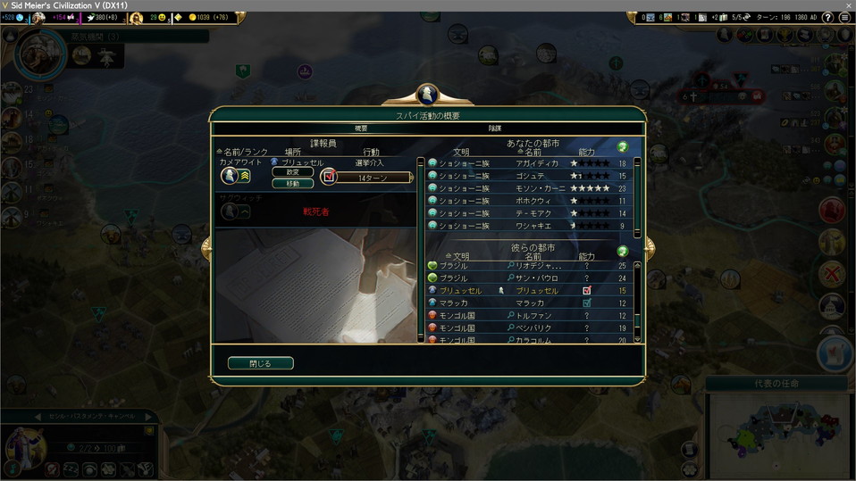 ヴェネツィアに潜伏中のスパイが死亡