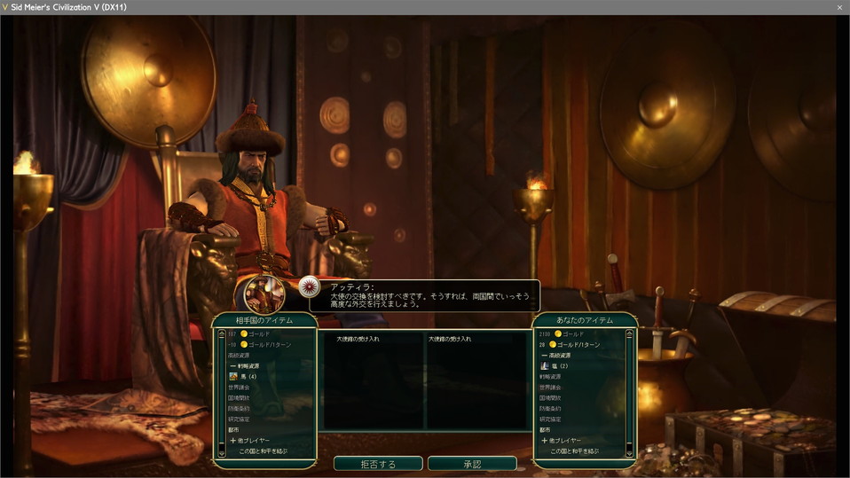 フンから大使館の受け入れの提案